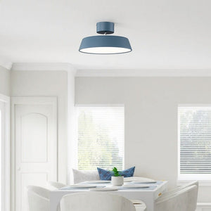 Chandelierias-Scandinavian Semi Flush LED Ceiling Light-Semi Flush-Blue-
