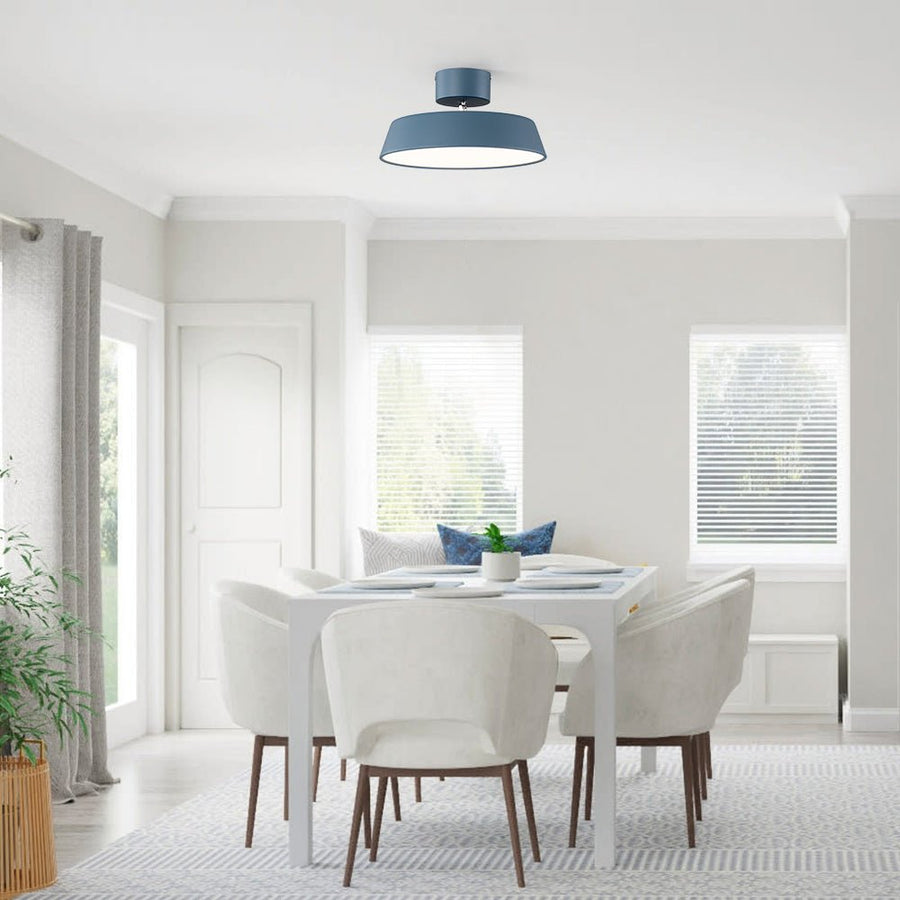 Scandinavian Semi Flush LED Ceiling Light | Chandelierias, Semi Flush ...