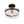 Chandelierias-Single Light Semi Flush Mount Drum Ceiling Light-Flush Mount--
