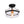 Chandelierias-Single Light Semi Flush Mount Drum Ceiling Light-Flush Mount--