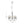 Chandelierias-Traditional 5-Light Clear Glass Curved Arm Chandelier-Chandeliers-Black-5 Bulbs