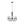 Chandelierias-Traditional 5-Light Clear Glass Curved Arm Chandelier-Chandeliers-Black-5 Bulbs