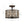 Chandelierias-Traditional Drum Crystal 3-Light Semi-Flush Mount-Lighting Fixtures-Black-