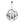 Chandelierias-Vintage 8-Light Sphere Chandelier With Crystal Drops-Pendant-Nickel-