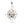 Chandelierias-Vintage 8-Light Sphere Chandelier With Crystal Drops-Pendant-Nickel-